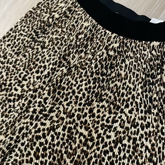 Zara animal print wide leg pants - Picture 3 of 6